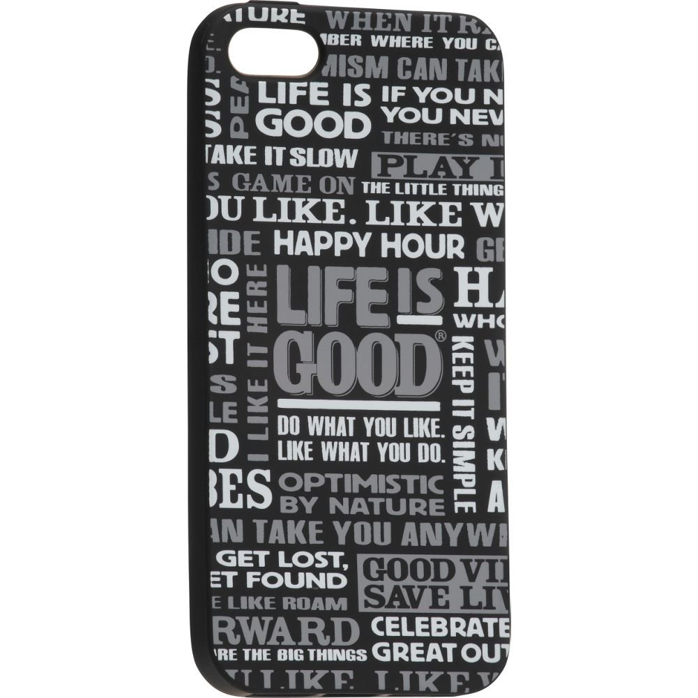 Life is Good All LIG Smartphone Case (Night Black) - Durable Protective Cover for iPhone & Android Phones | Perfect for Everyday Use, Travel & Outdoor Activities