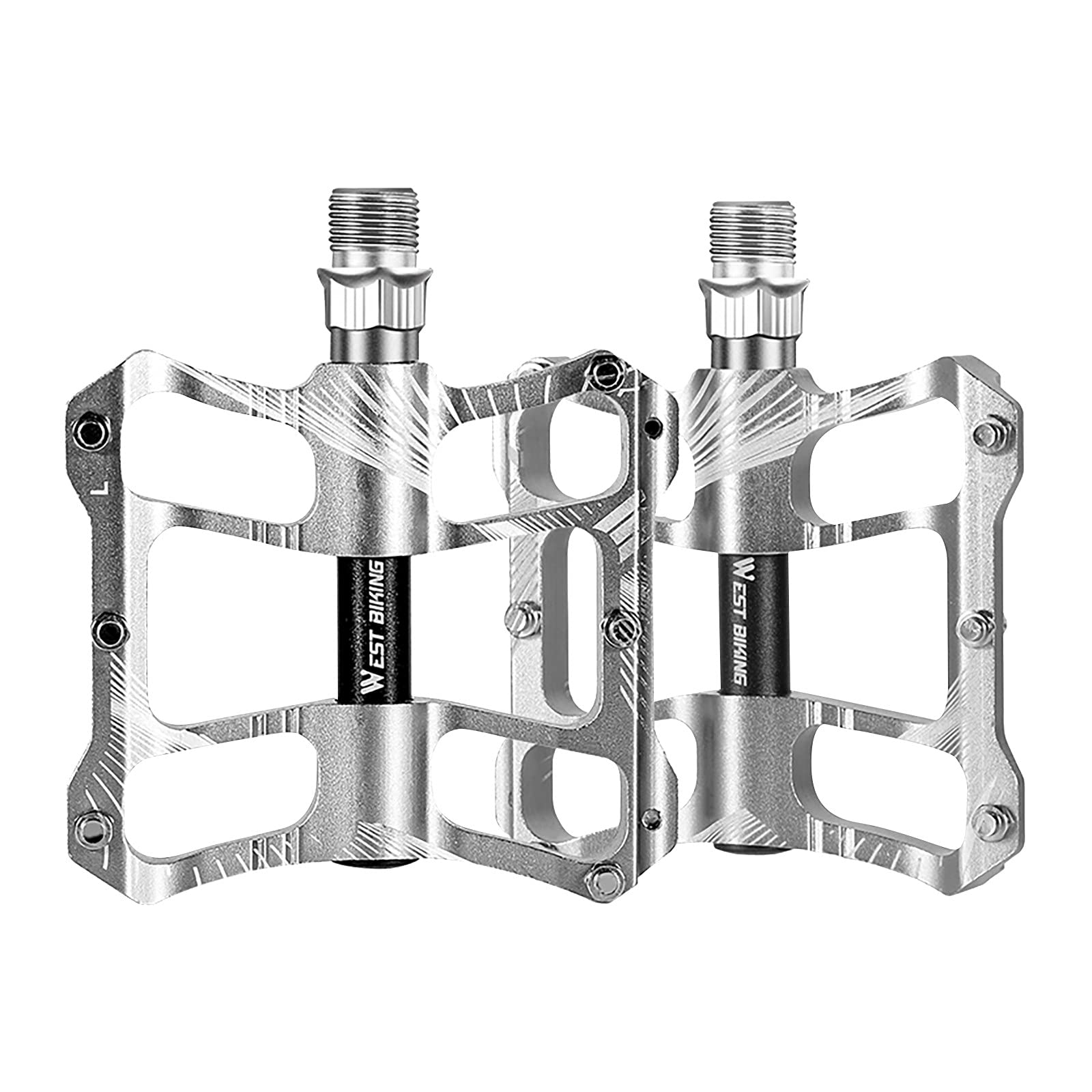 Lightweight Aluminum Mountain Bike Pedals - Durable Road Bicycle Bearings for Smooth Riding (RN8 Model) | Perfect for Trail Riding, Commuting & Outdoor Adventures
