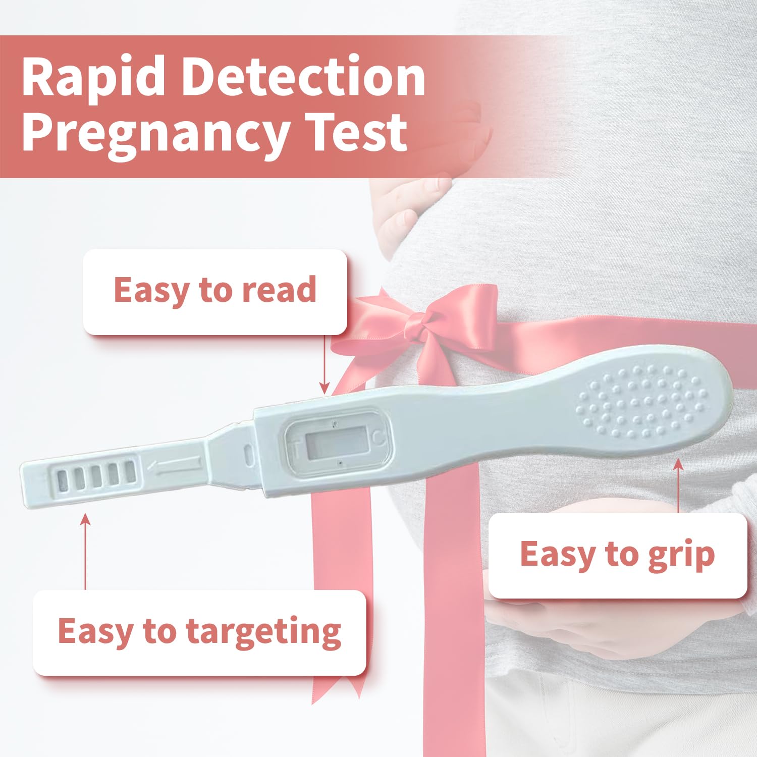 Early Detection Pregnancy Test Kit - Ultra High Sensitivity Home Midstream Test for Women, 5 Sticks + 5 Test Strips | Accurate & Fast Results for Family Planning, Fertility Tracking & Pregnancy Confirmation at Home