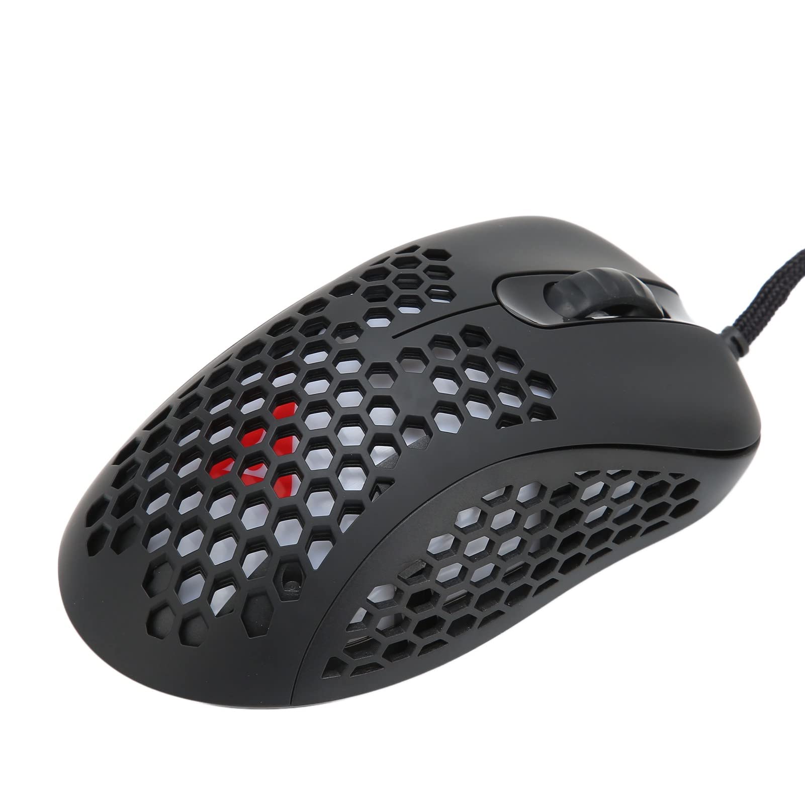 Ciciglow RGB Wired Gaming Mouse - 8000 DPI Adjustable, Ultra-Light Ergonomic Design, Silent Click Optical Sensor for PC Mac Laptop - Perfect for Gaming, Office Work & Home Use (Black)