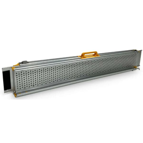 GO Ramp Portable 8 FT Telescopic Ramp By GomfyGo - Lightweight Aluminum Loading Ramp for Wheelchairs, Scooters, Motorcycles & ATVs - Perfect for Home, Garage & Outdoor Use
