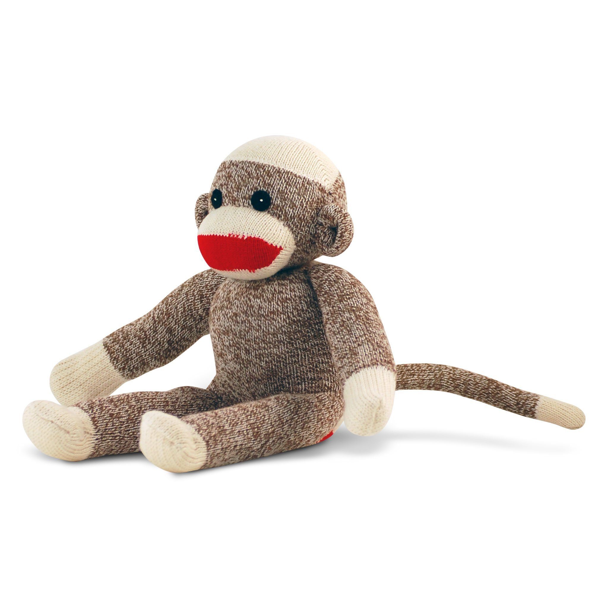 Original Sock Monkey by Fox River - Classic Plush Toy for Kids & Collectors - Perfect for Gifts, Nursery Decor, and Playtime Fun