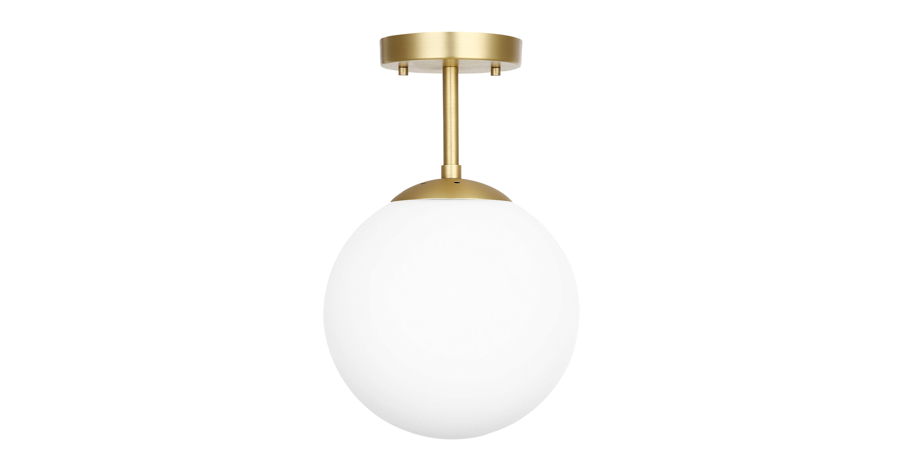 Modern Zeno Globe Ceiling Light Fixture - 12
