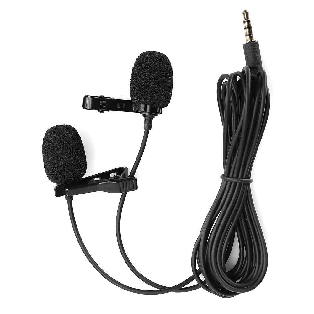 Dual Mini Microphone for Phone - Clip-On Portable Karaoke Mic with Clear Recording for Singing, Podcasting & Live Streaming | Perfect for TikTok, YouTube & Online Meetings