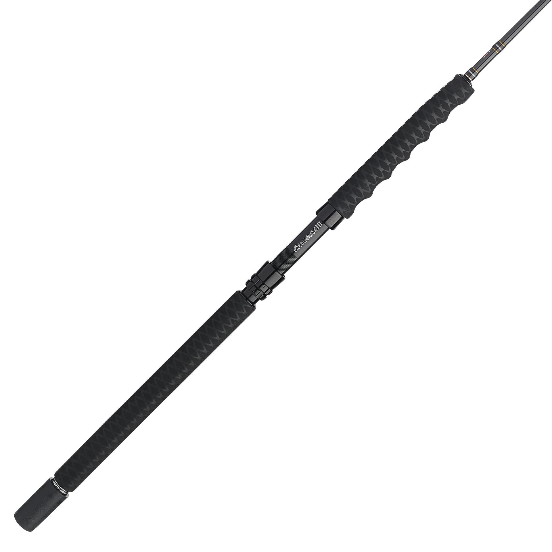 Carnage® III Spinning Boat Rod - Saltwater Fishing Rod for Offshore & Inshore Angling - Perfect for Deep Sea, Pier, and Boat Fishing Adventures