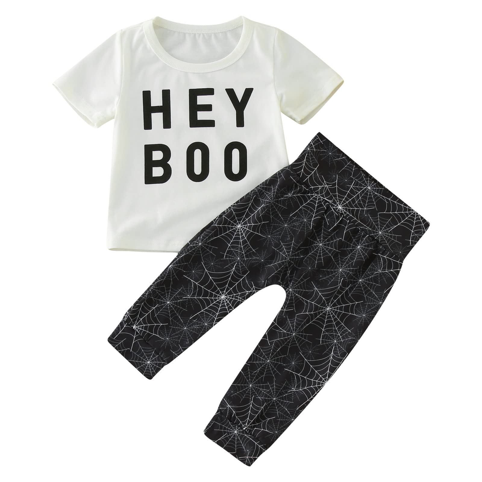 5T Toddler Boys Clothes Set - Fall Baby Boys & Girls Outfits with Letter T-Shirt & Halloween Costume | Perfect for Autumn Playdates, Seasonal Photos & Holiday Dress-Up