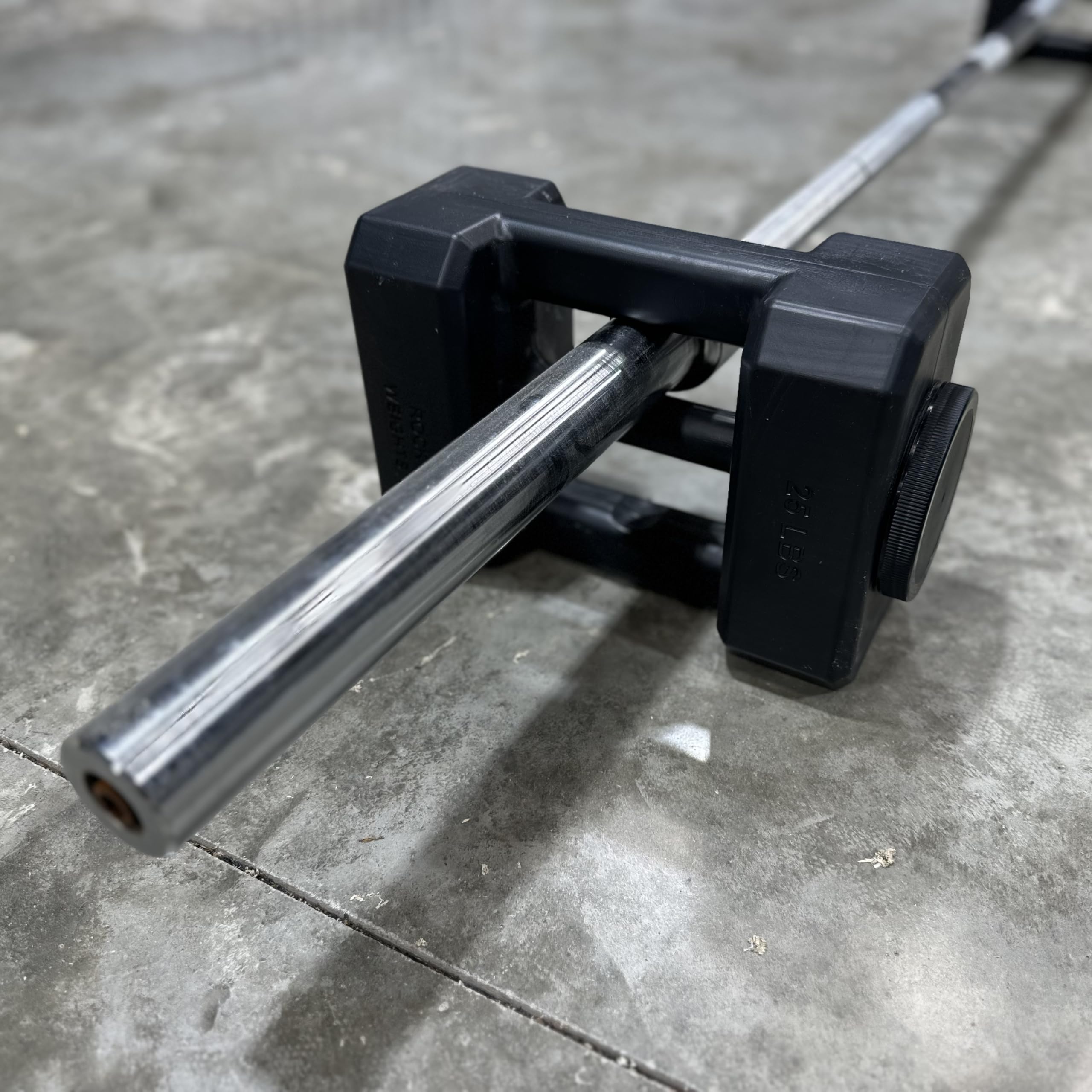 Concrete Dumbbell Molds for DIY Rock Weights - Heavy Duty Fitness Equipment for Home Gym & Outdoor Training