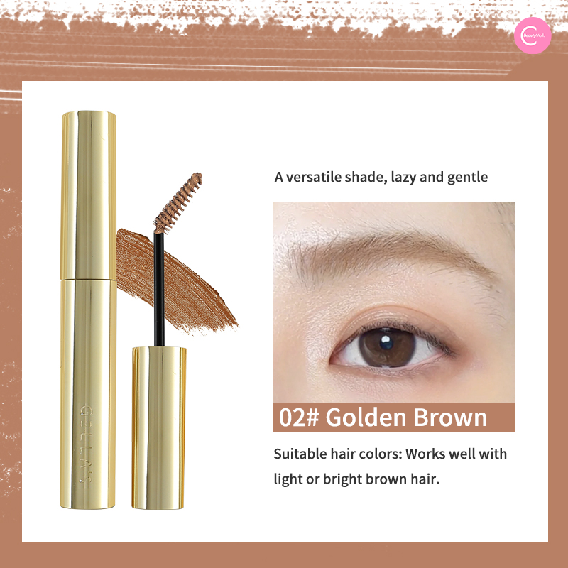 GELLA'S Volumizing Tint Brow Gel - Eyebrow Makeup for Thicker, Fuller Brows - Waterproof & Long-Lasting - Perfect for Daily Use & Special Occasions