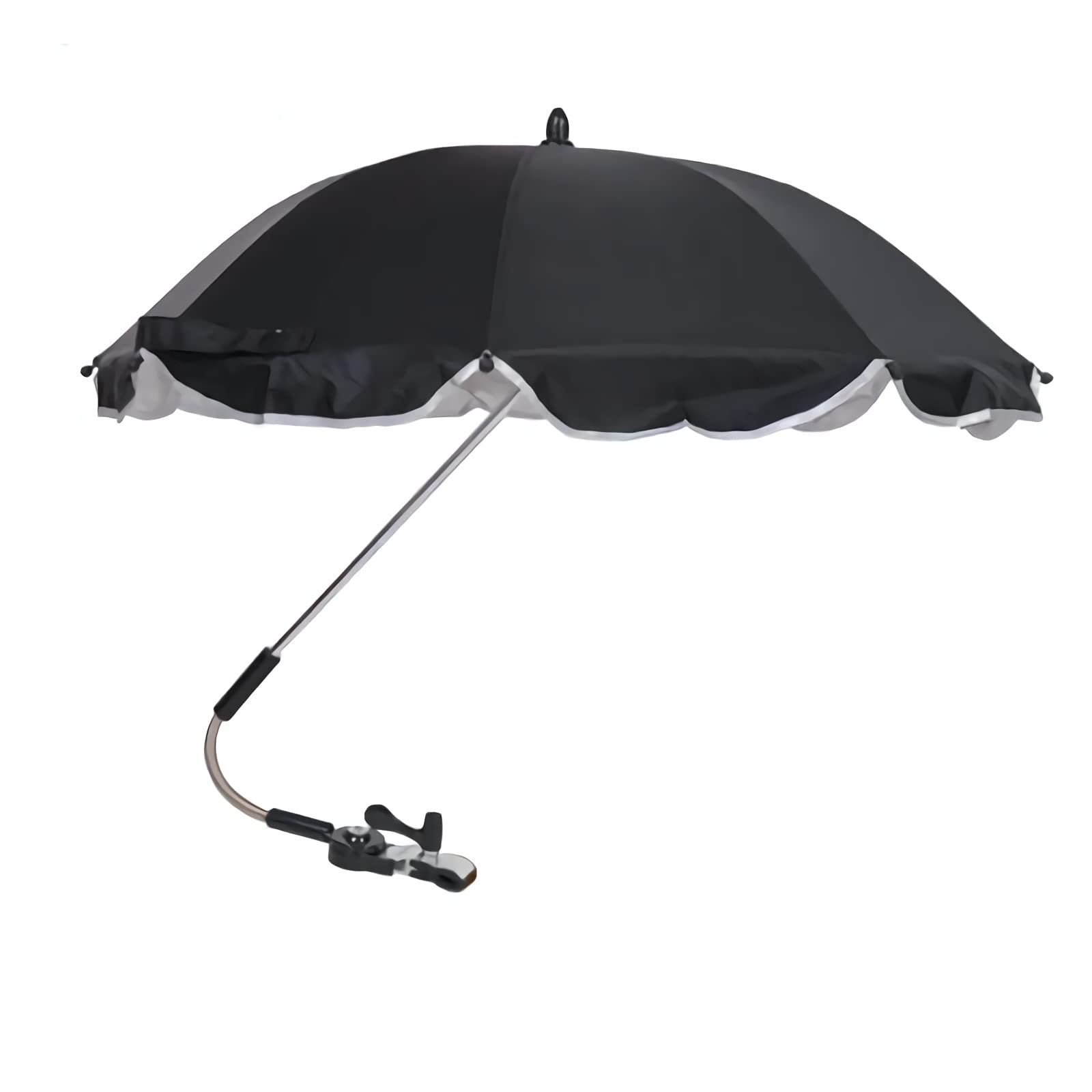 360° Adjustable Stroller Shade Umbrella with Clip - Universal for Baby Strollers, Wheelchairs, Golf Carts & Beach Chairs | UV Protection for Outdoor Activities, Park Visits & Travel
