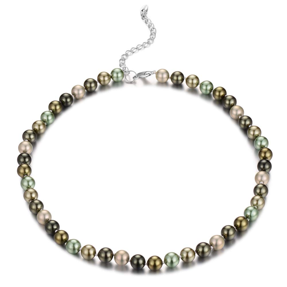 Elegant Beaded Pearl Choker Necklace - Women's Fashion Jewelry Birthday Gift for Wedding, Party & Special Occasions
