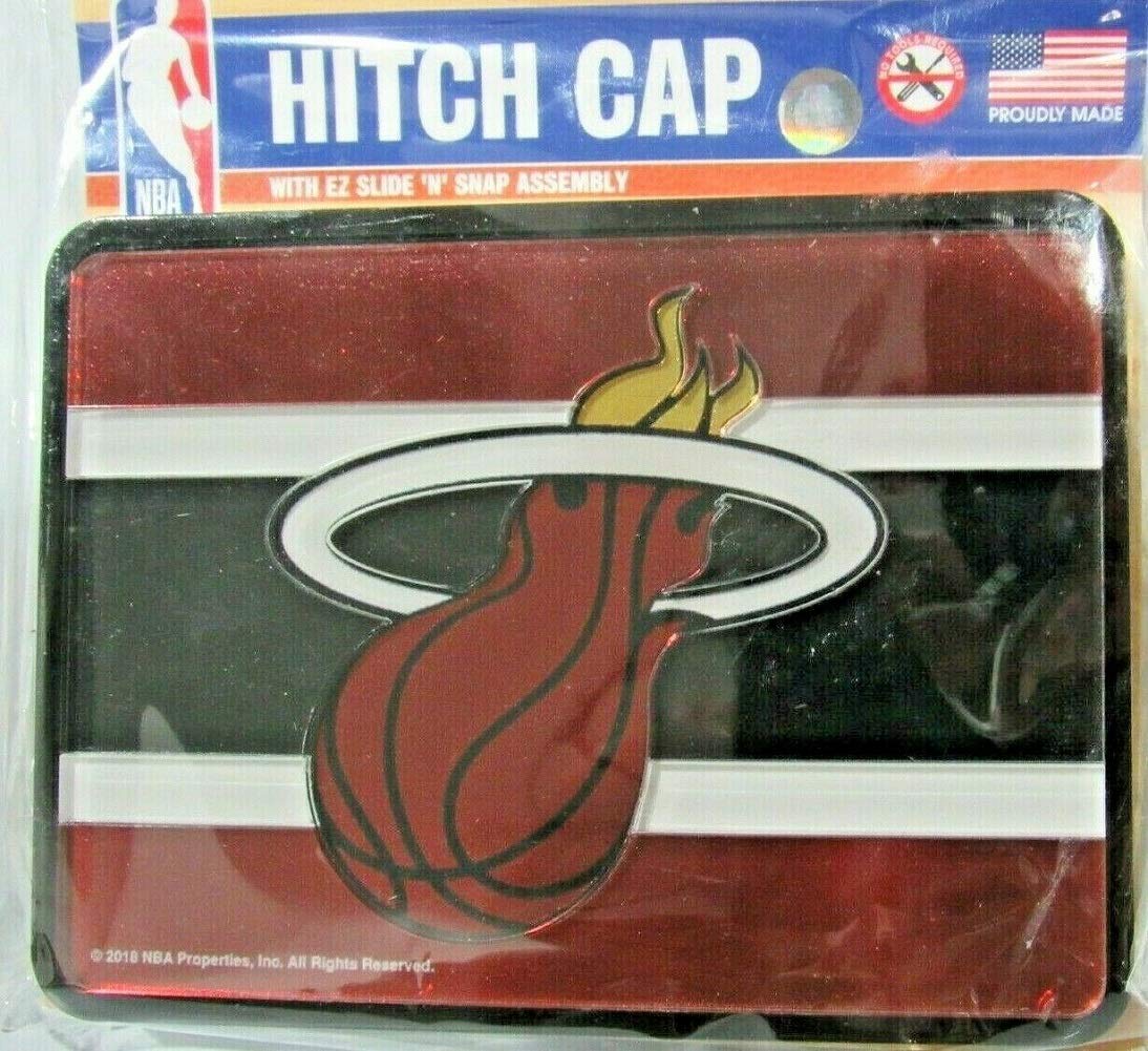 WinCraft Miami Heat S73020 Universal Hitch Cover - Durable Car Accessory for Trucks & SUVs - Perfect for NBA Fans & Tailgating Events