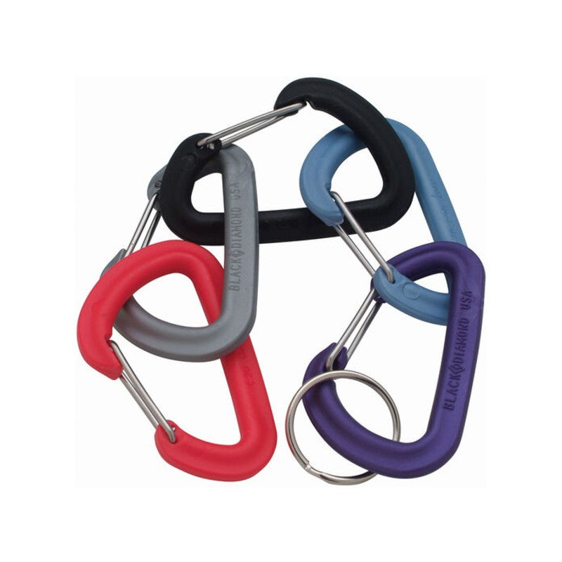 Black Diamond Jivewire Carabiner - Lightweight Climbing Carabiner for Rock Climbing, Hiking & Outdoor Adventures | Durable Aluminum Gear for Belaying & Equipment Attachment