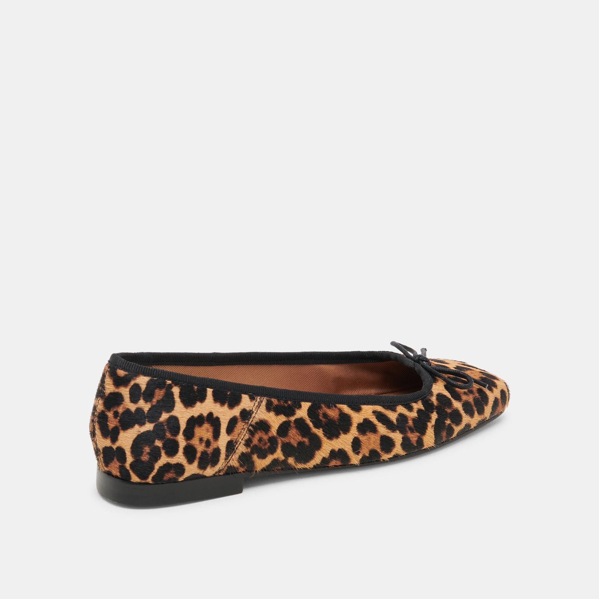 ANISA Ballet Flats - DK Leopard Calf Hair Women's Shoes | Comfortable & Stylish for Work, Travel & Casual Wear