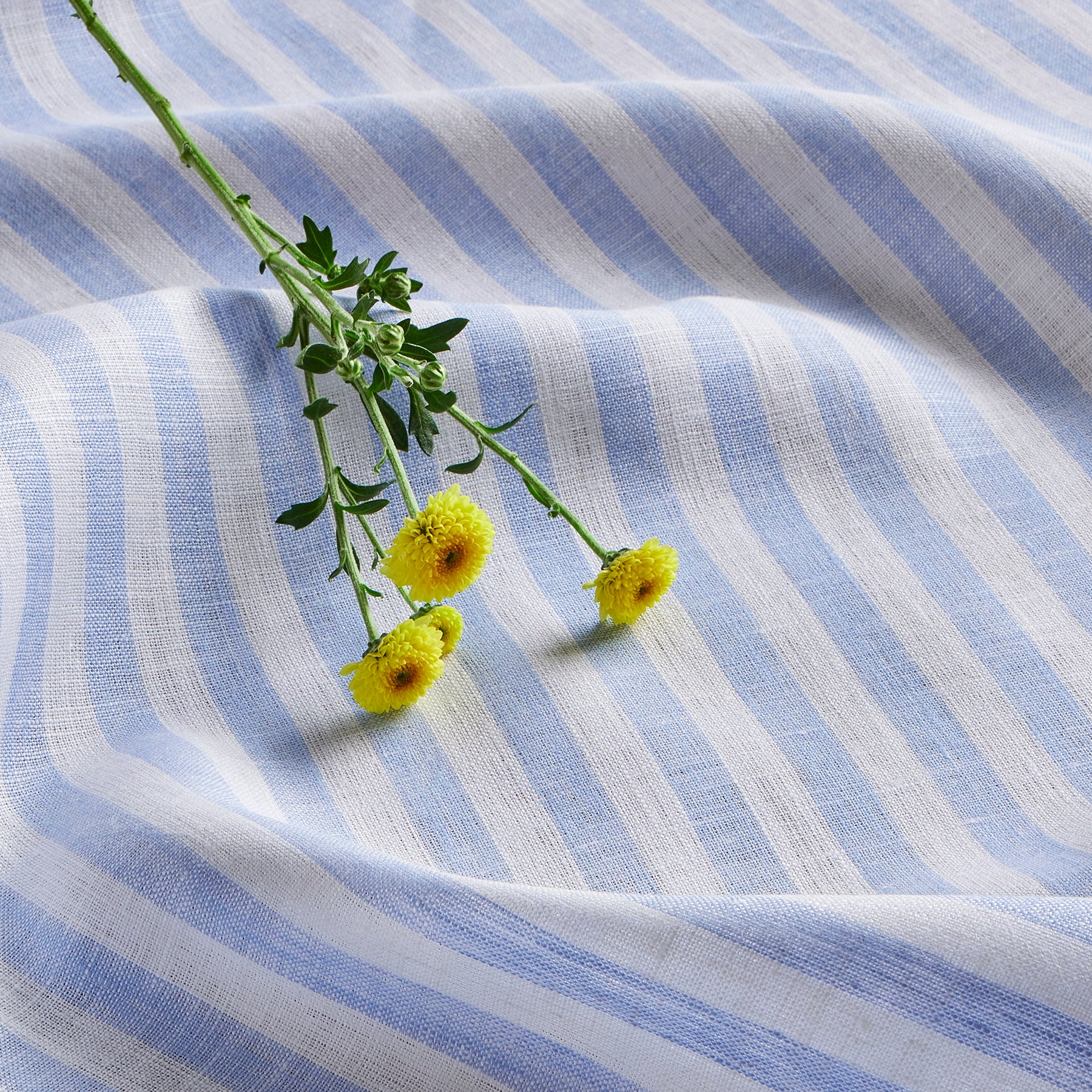 Amalfi Stripe Table Throw - Elegant Cotton Table Runner for Dining Room, Kitchen & Holiday Decor - Perfect for Weddings, Parties & Home Styling