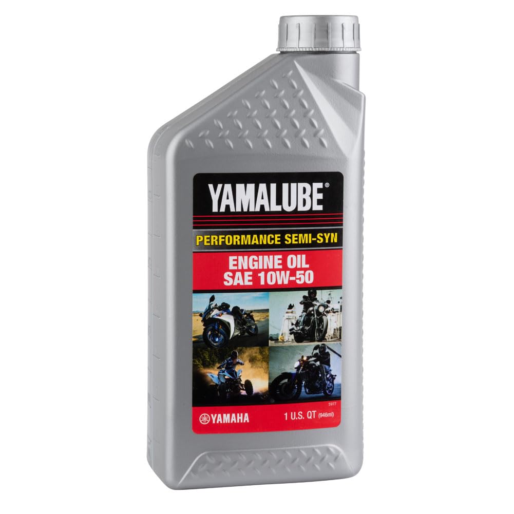 Yamaha Super Tenere 1200 ES 2014-2021 4-Stroke Oil Change Kit - TUSK Yamalube Performance Semi-Synthetic 10W-50 Motor Oil for Smooth Engine Protection | Ideal for Off-Road Adventures & Long-Distance Touring