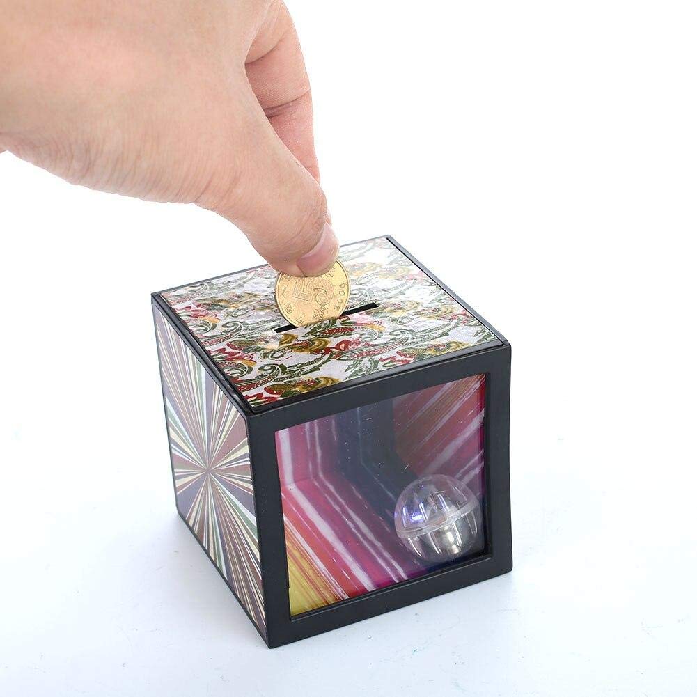Magic Coin Bank - Piggy Bank with Vanishing Coin Trick, Fun Flash Money Box for Kids & Adults - Perfect for Magic Shows, Gifts, and Saving Money