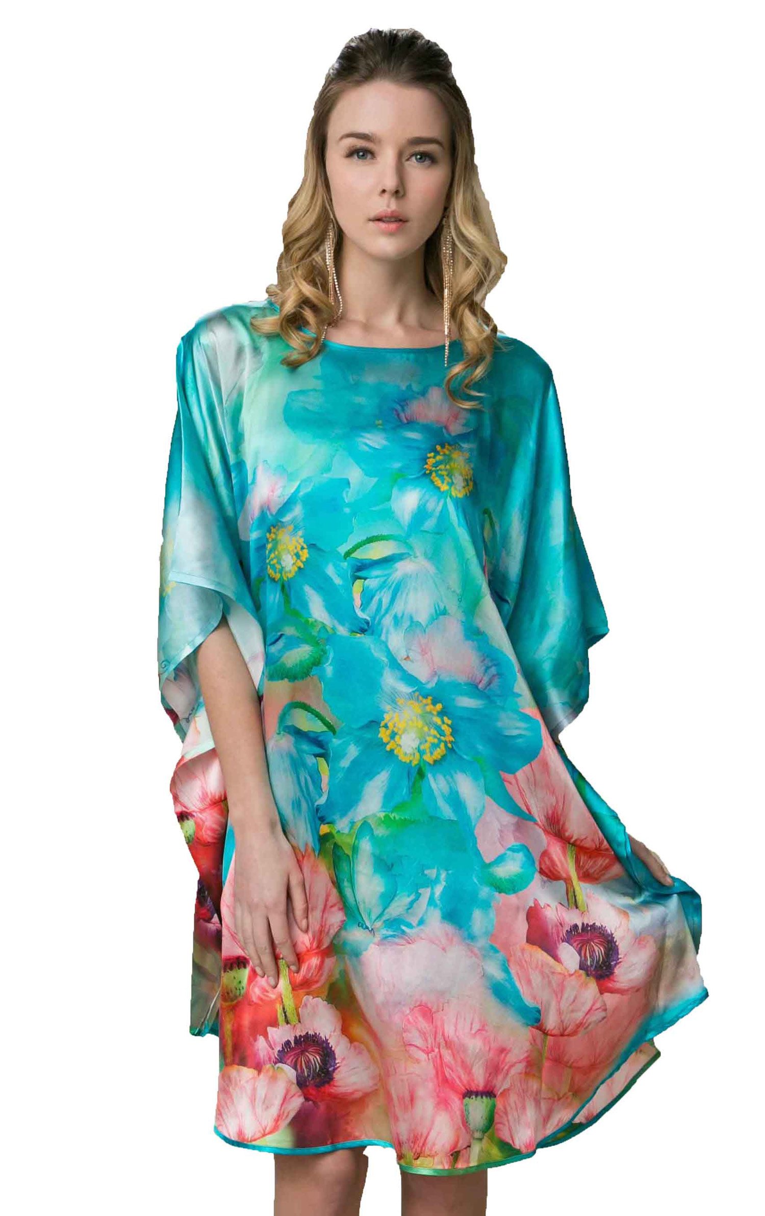 Grace Silk 100% Pure Mulberry Silk Nightgown for Women - Luxurious Sleepwear for Comfortable Nights & Elegant Lounging