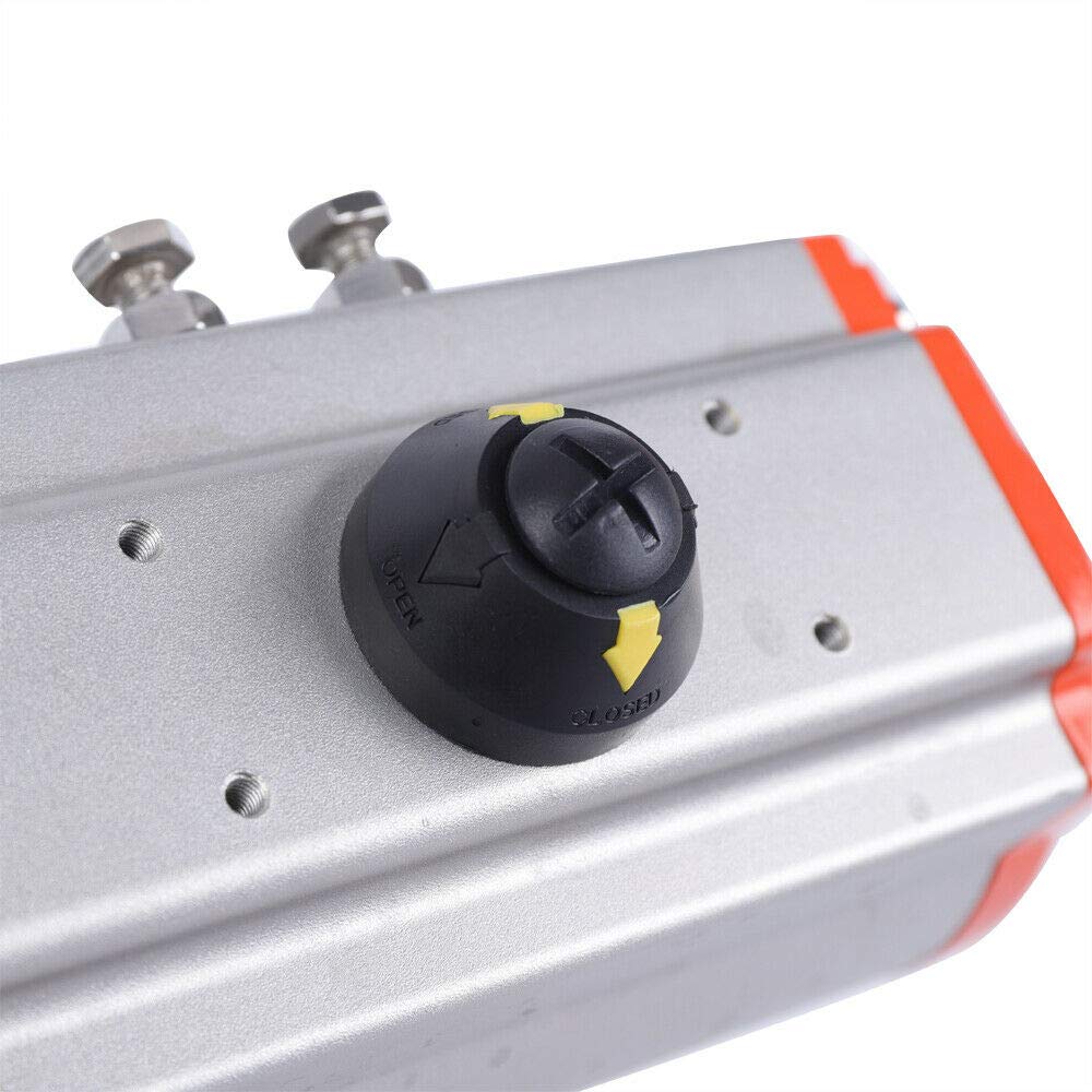 2-Inch 3-Piece Single-Acting Pneumatic Air Actuated Stainless Steel Steam Ball Valve - 1000 PSI, Ball Check, for Automatic Control Systems - Ideal for Industrial Steam Lines, HVAC Systems, and Process Automation