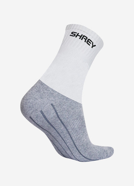 Shrey Original Performance Socks - 2 Pack - Moisture Wicking & Breathable Athletic Socks for Running, Hiking & Workout - Comfortable Sports Socks for Men & Women