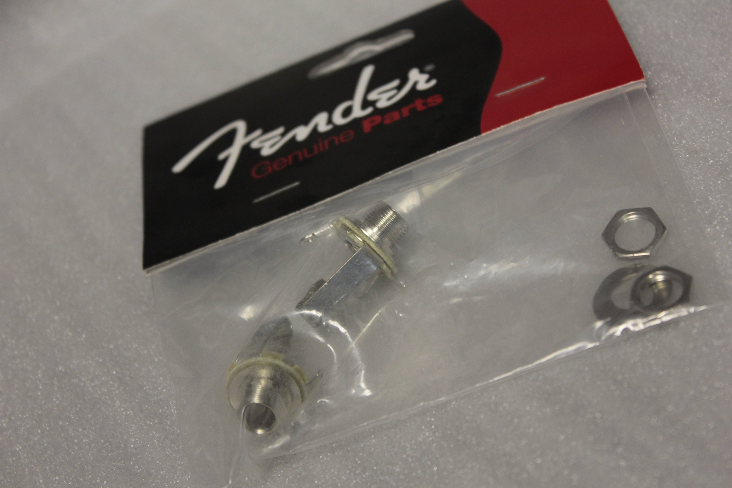 Fender 6.35mm Output Jack for Guitar and Bass (0047329049) - Perfect for DIY Guitar Repairs and Amp Connections