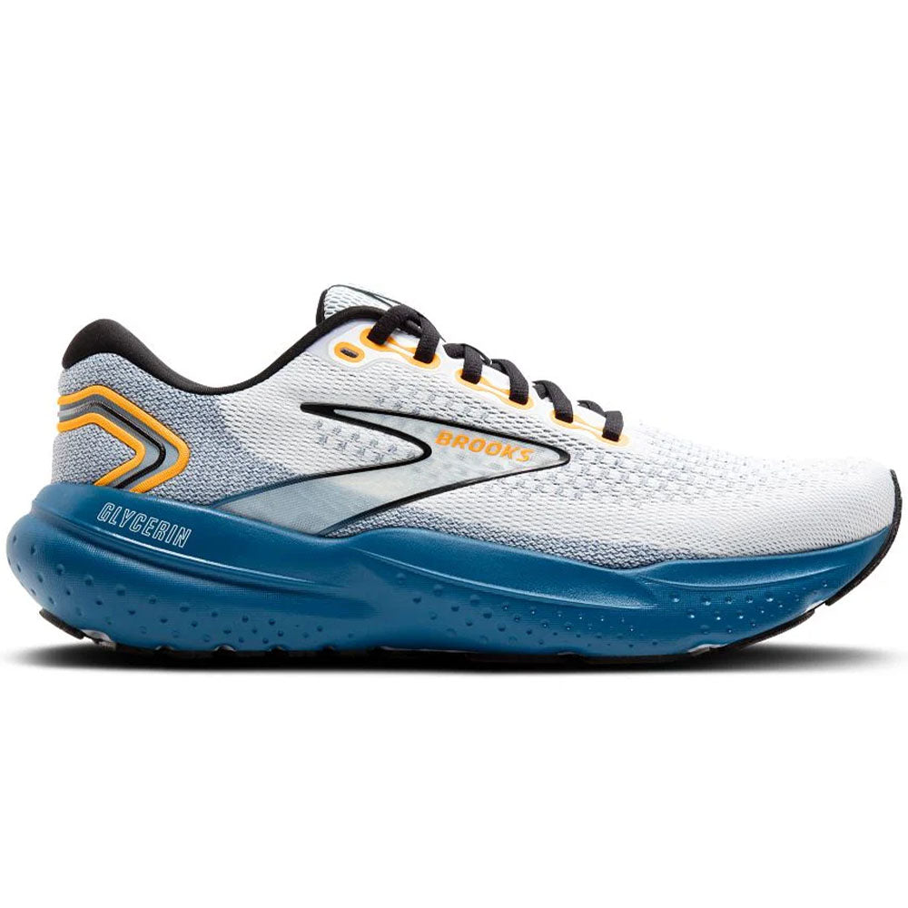 Brooks Glycerin 21 Men's Running Shoes - Premium Cushioned Sneakers for Long Distance & Marathon Training - Ideal for Road Running, Jogging & Gym Workouts