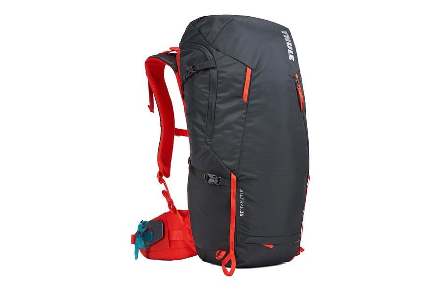 Thule AllTrail 35L Men's Hiking Backpack - Lightweight & Water-Resistant Daypack for Outdoor Adventures (Obsidian Black) - Perfect for Hiking, Camping & Travel