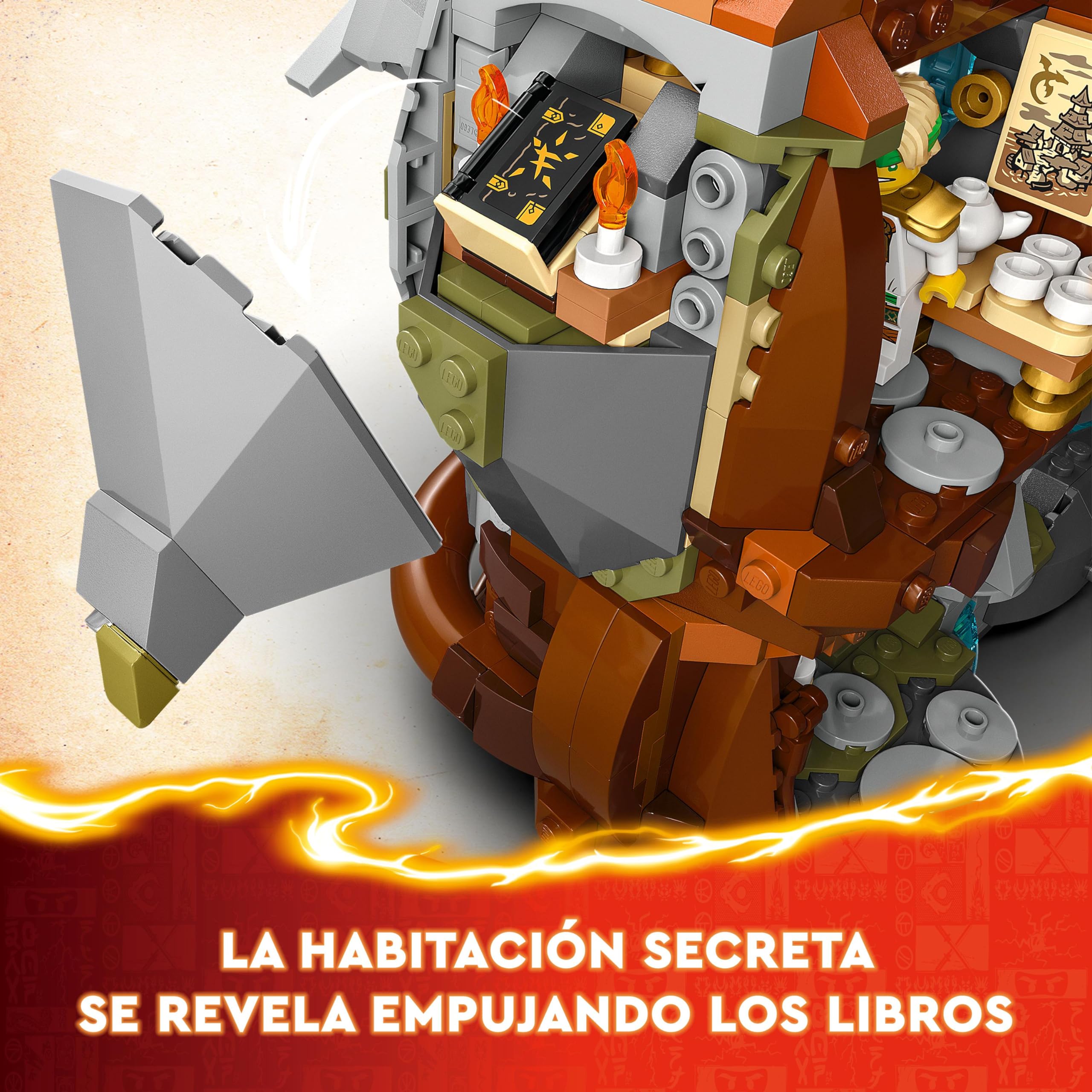 LEGO Ninjago Dragon Stone Sanctuary Building Set with 6 Ninja Minifigures - Adventure Play & Display Model - Gift for Kids Ages 13+ (71819) | Perfect for Role-Playing Battles & Collector's Showcase