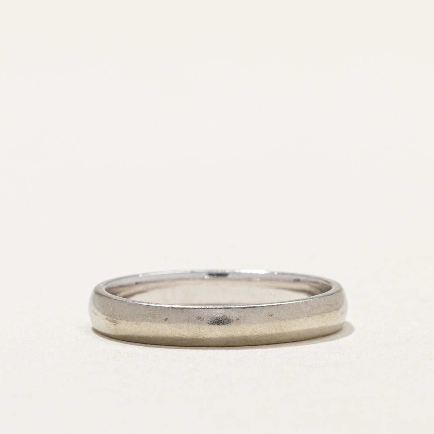 14K White Gold Wedding Band Ring for Women - Size 4.75 - Elegant & Durable Solid Gold Ring for Engagement, Anniversary & Everyday Wear