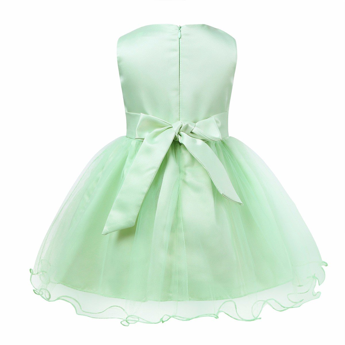 iiniim Baby Girls Sequins Flower Girl Dress for Wedding, Pageant, Birthday Party - Elegant Tutu Princess Dress for Special Occasions & Photo Shoots