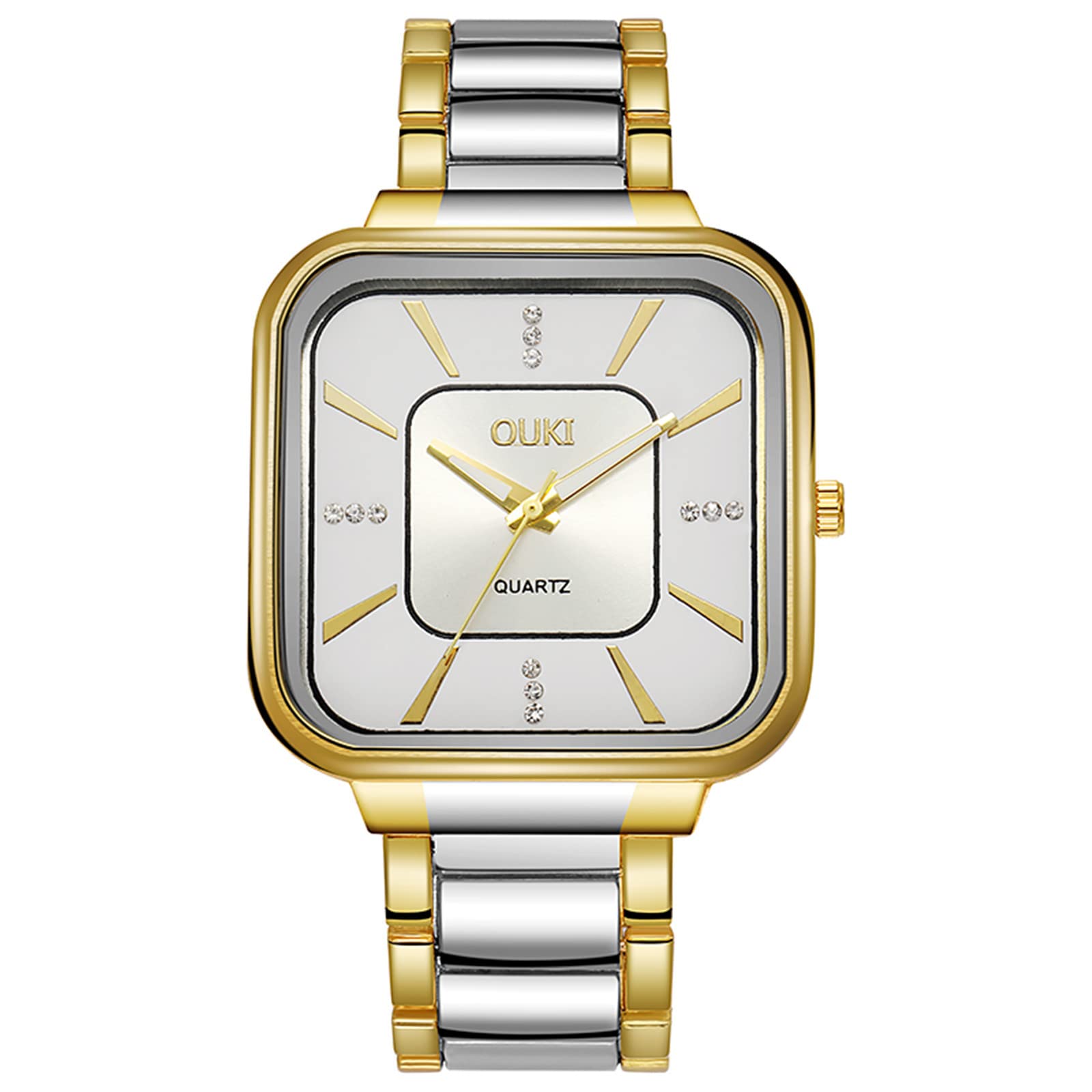 Stylish Minimalist Men's Quartz Watch with Alloy Strap - Elegant Strap Dial Design, Perfect Gift for Him - Ideal for Business, Casual & Everyday Wear
