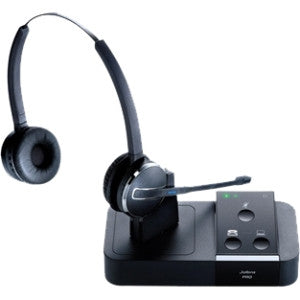 Jabra PRO 9450 Wireless Headset with Noise Cancellation - Bluetooth Office Headphones for Business Calls & Remote Work (UK/HK/SG Version) - Perfect for Home Office, Call Centers & Video Conferencing