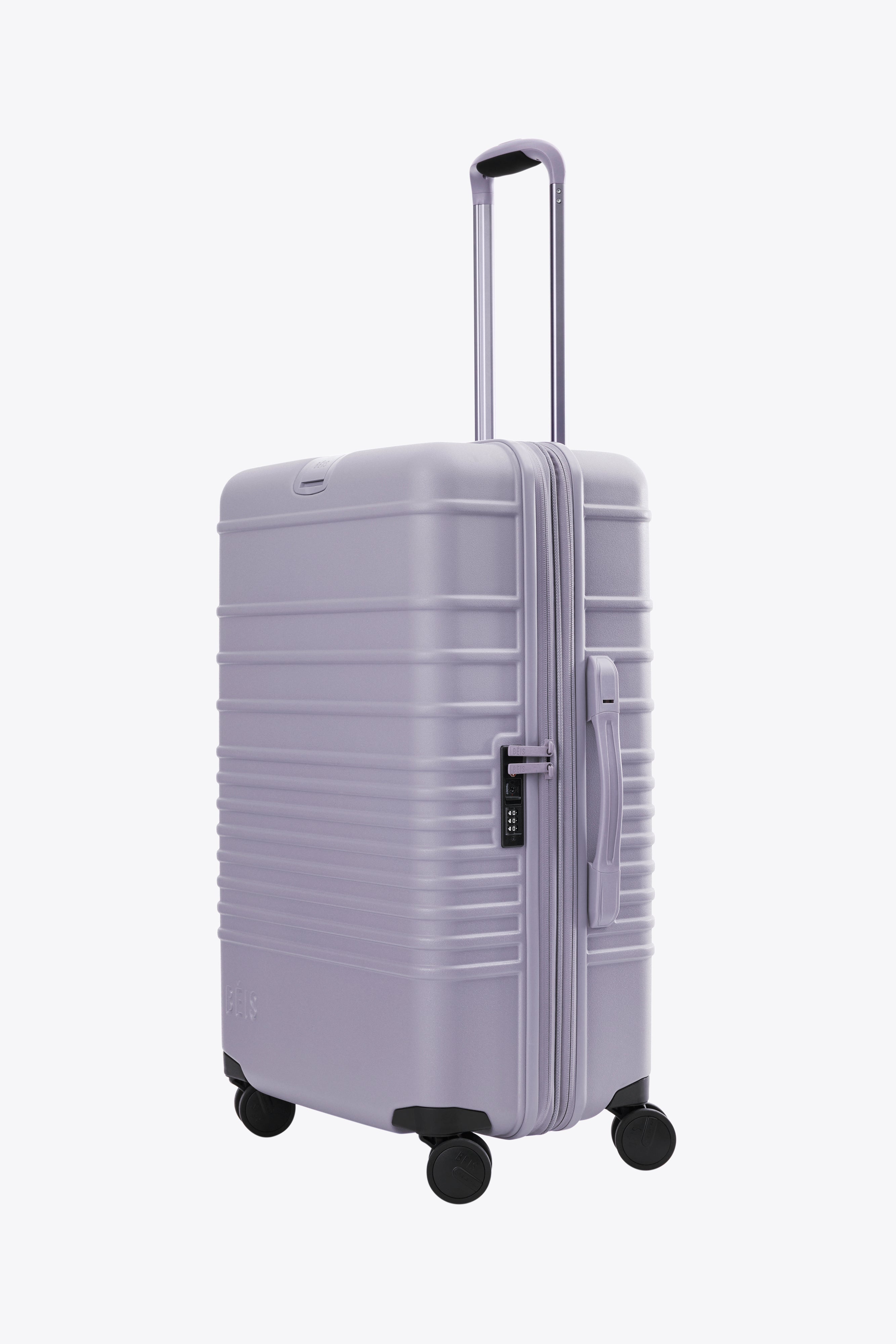 Lavender Medium Check-In Roller Luggage - Perfect for Air Travel, Weekend Getaways & Business Trips