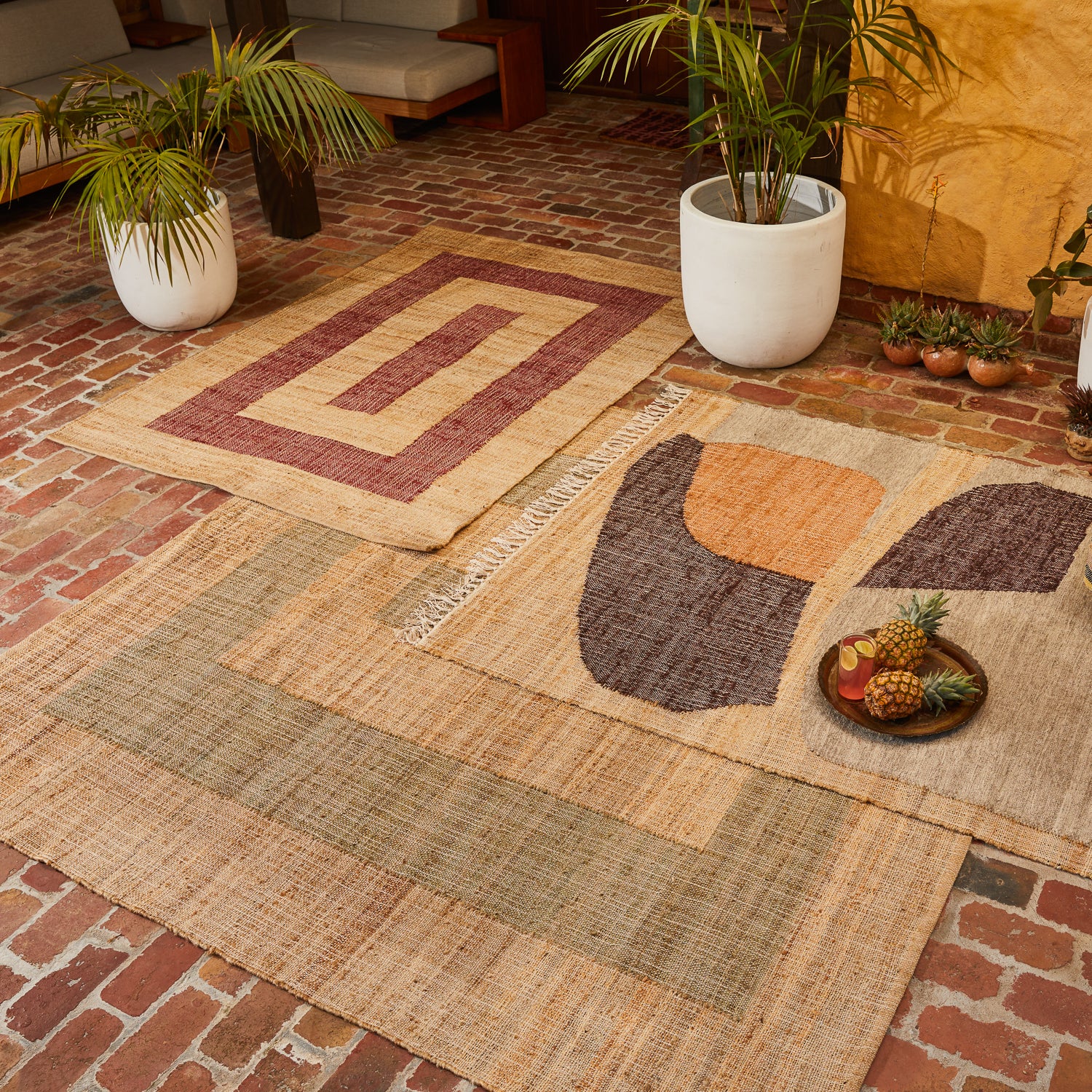 Raphael Natural Jute Rug - Handwoven Eco-Friendly Area Rug for Living Room, Bedroom, or Nursery | Soft & Durable Floor Mat