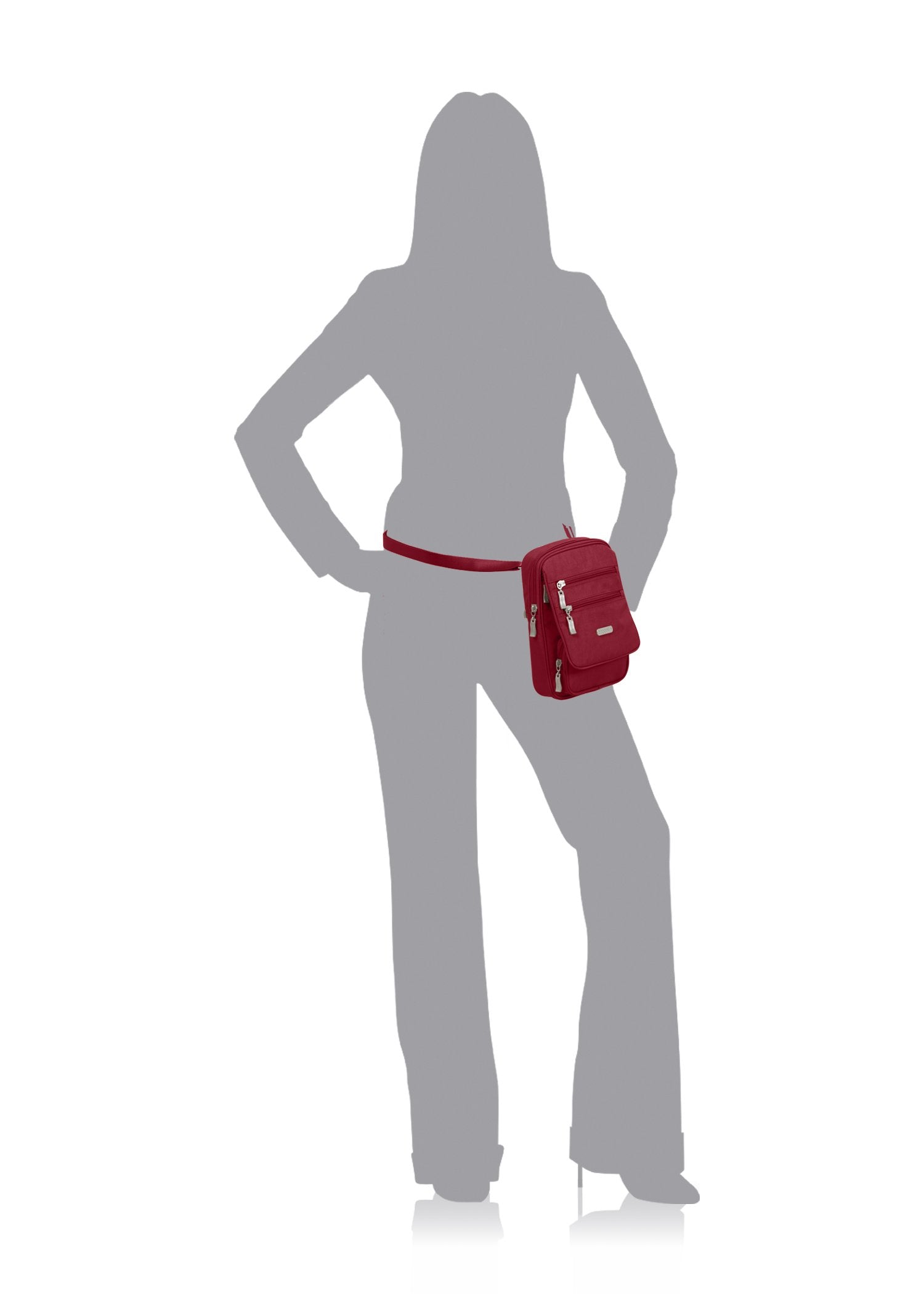 Baggallini RFID Journey Crossbody Bag - Anti-Theft Travel Purse with Credit Card Protection for Women | Perfect for Commuting, Shopping & Vacations