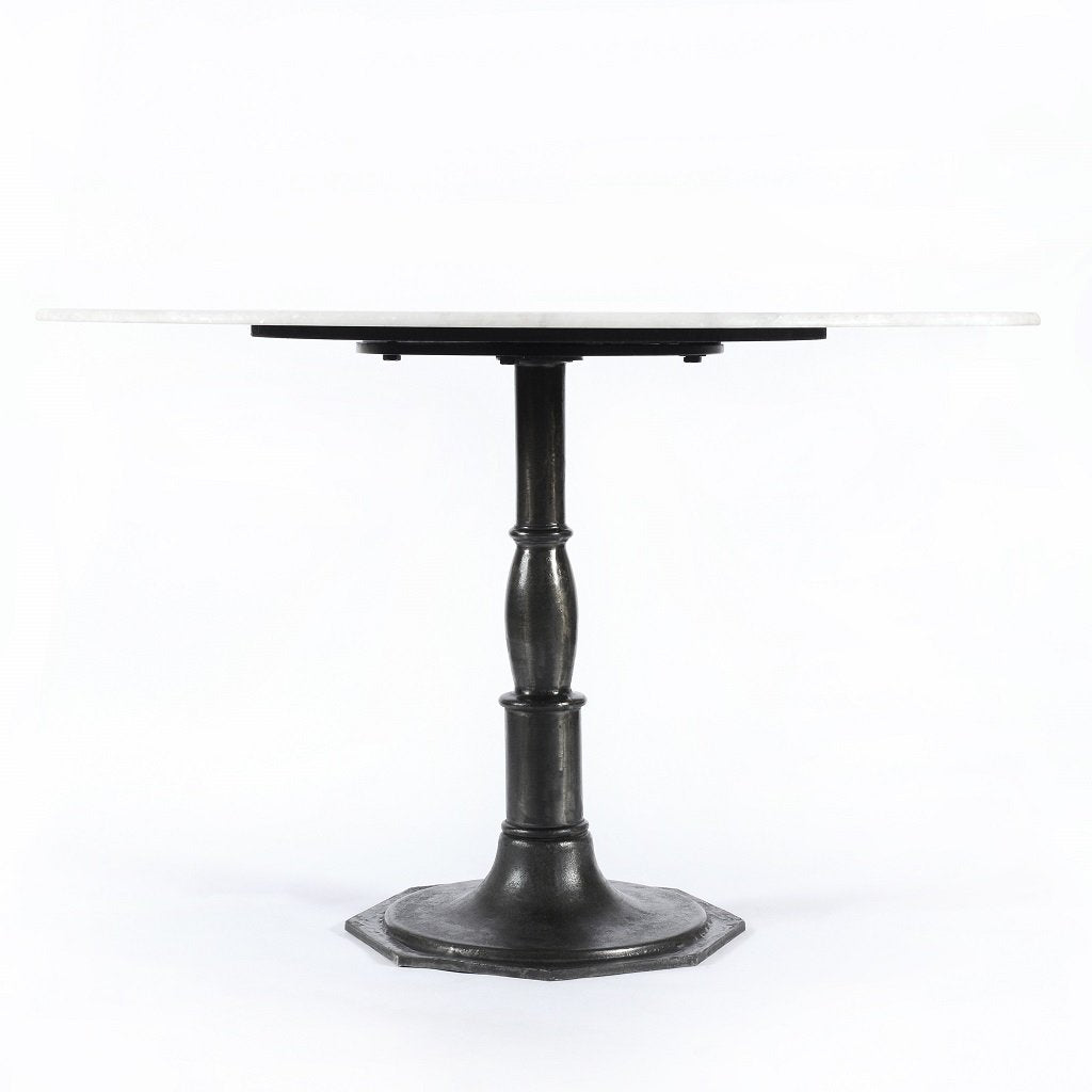 Lucy Round Dining Table - Carbon Wash Finish | Modern Kitchen & Dining Room Furniture for Family Gatherings