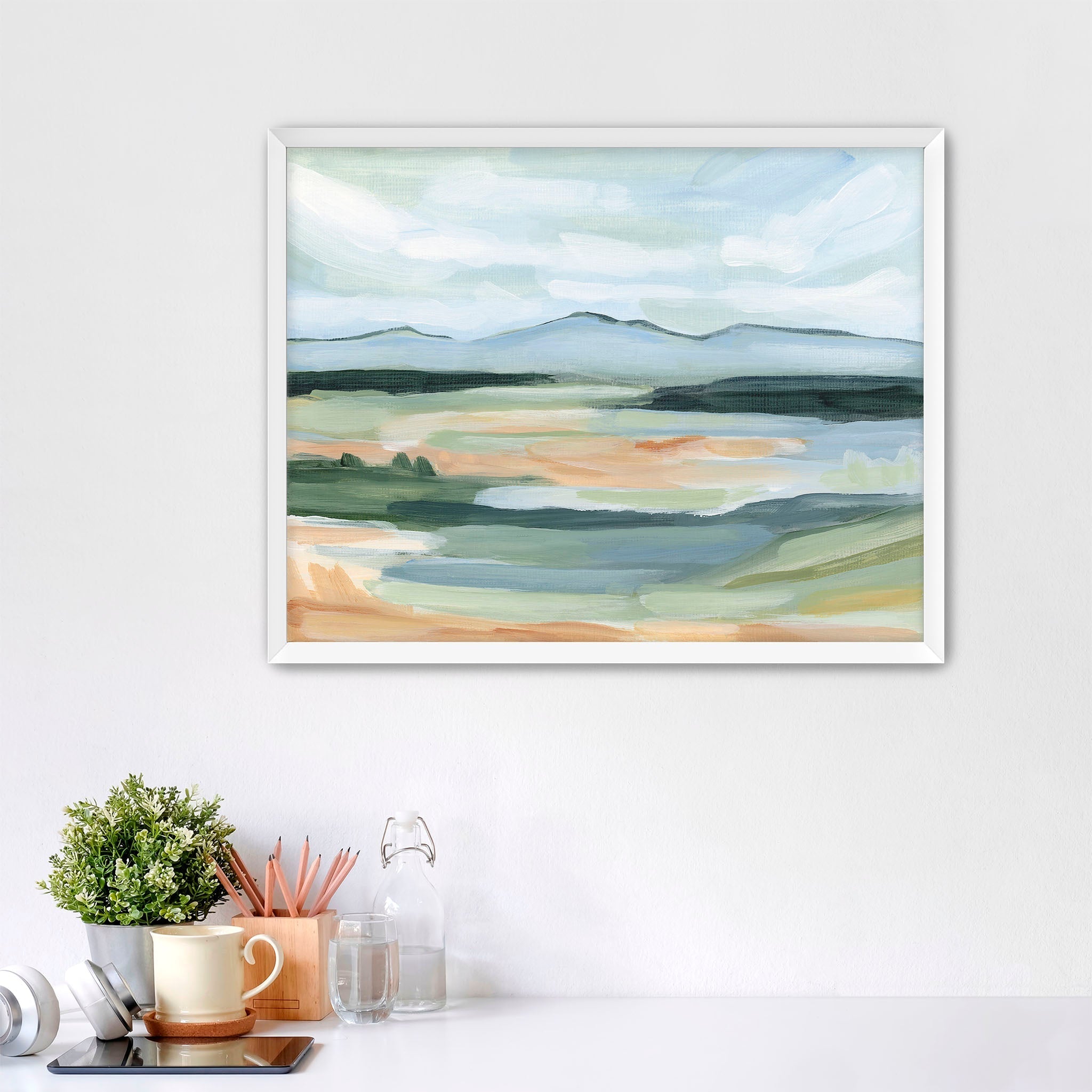 Isolation Art Print - Modern Wall Decor for Home, Office & Living Room - Perfect for Contemporary Spaces & Gifts