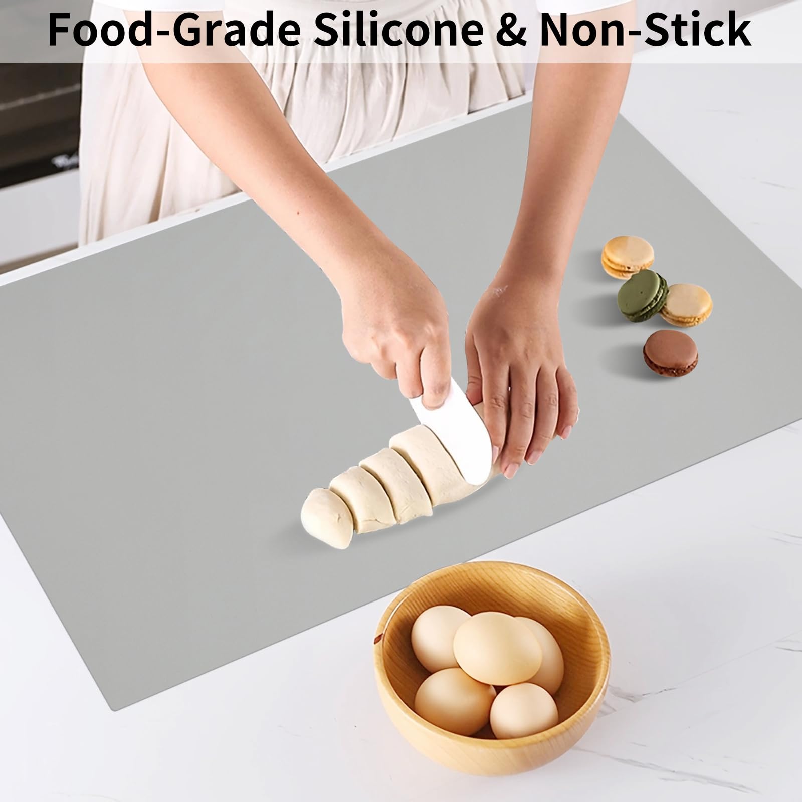 Premium Extra Large Silicone Kitchen Counter Mat (24