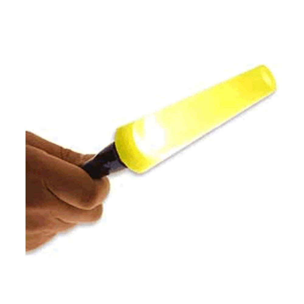 Maglite Yellow Traffic Wand for C or D Cell Flashlights - High Visibility Safety Baton for Roadside Emergencies, Traffic Control & Nighttime Signaling