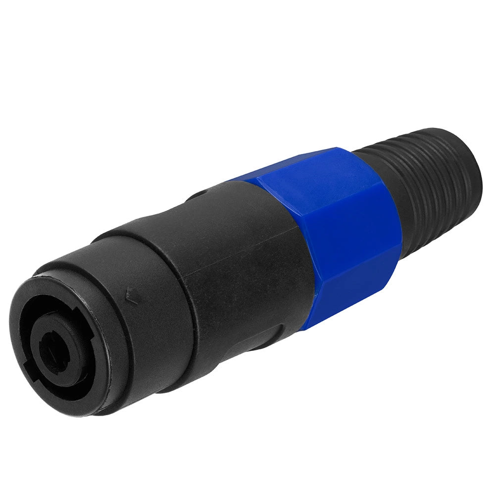Premium Speakon Female Inline Connector - NL4FX High-Quality Audio Cable Connector for Professional PA Systems & Live Sound Equipment