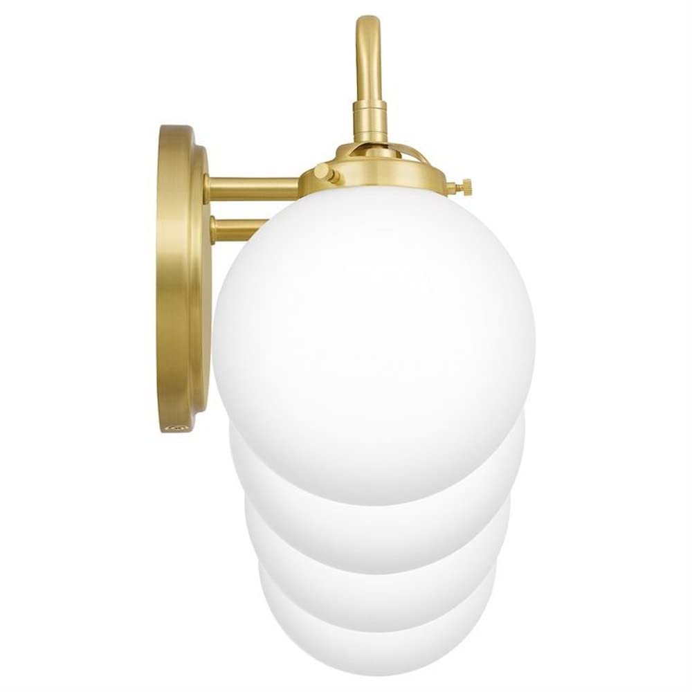 4-Light Contemporary Vanity Light - Damp Rated Bathroom Lighting Fixture - Modern LED Bath Light for Bathroom, Powder Room & Spa - Model 71-Bel-3300158