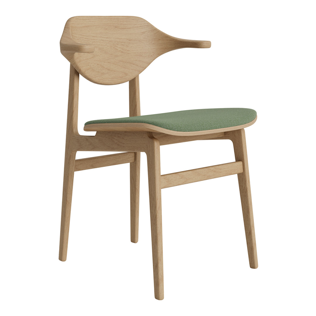 Bufala Dining Chair with Upholstered Seat - Modern Comfortable Kitchen & Dining Room Furniture for Home Decor