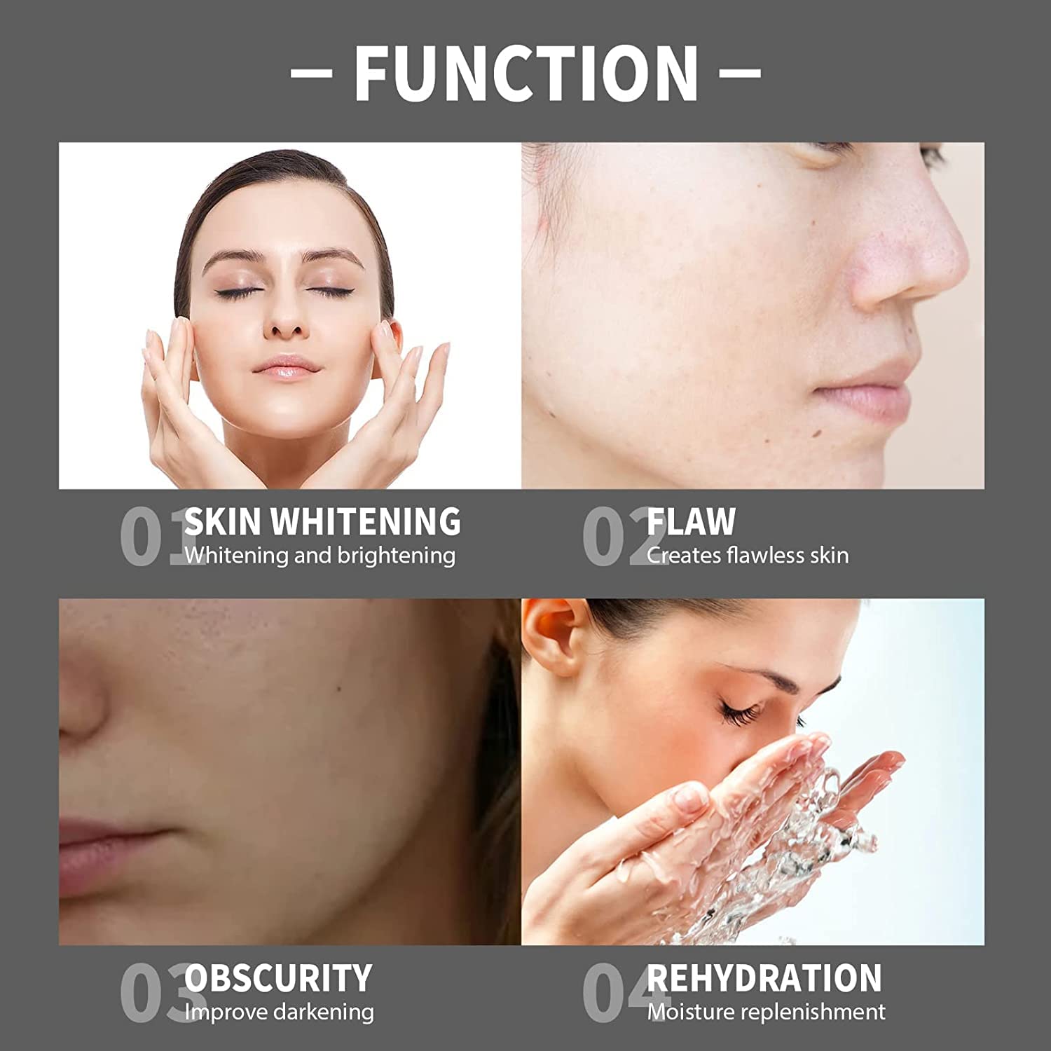 Hydrating & Moisturizing Vegan Face Cream - Lightweight Toning Cream for Brightening Skin Tone | Daily Hydration & Whitening Care | Perfect for Dry Skin, Night Routine & Travel Skincare (1pc)
