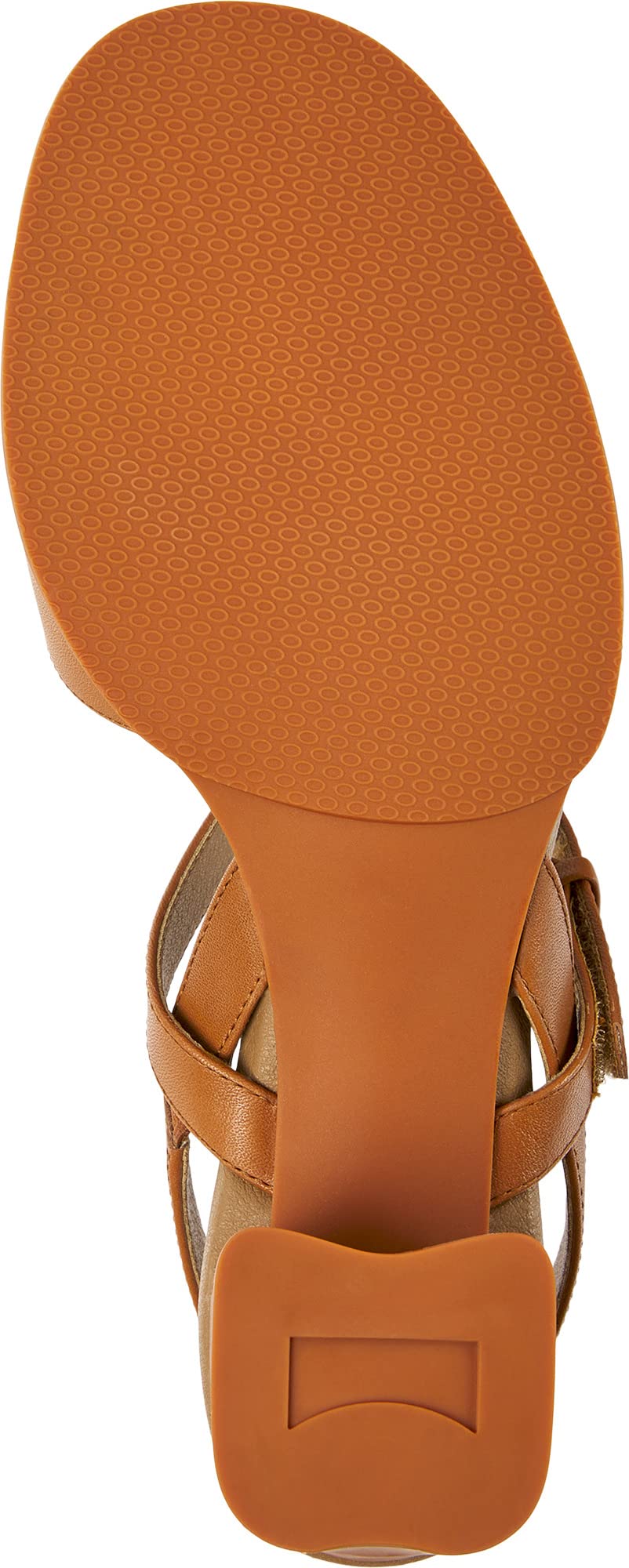 Camper Women's Heeled Sandals - Comfortable Leather Summer Dress Shoes for Outdoor Walking & Casual Wear