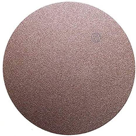 Benchmark Abrasives 12 Inch PSA Gold Sanding Discs - 80 Grit Aluminum Oxide Adhesive Back Sandpaper for Automotive & Woodworking - 10 Pack - Perfect for Orbital Sanders & Surface Blending