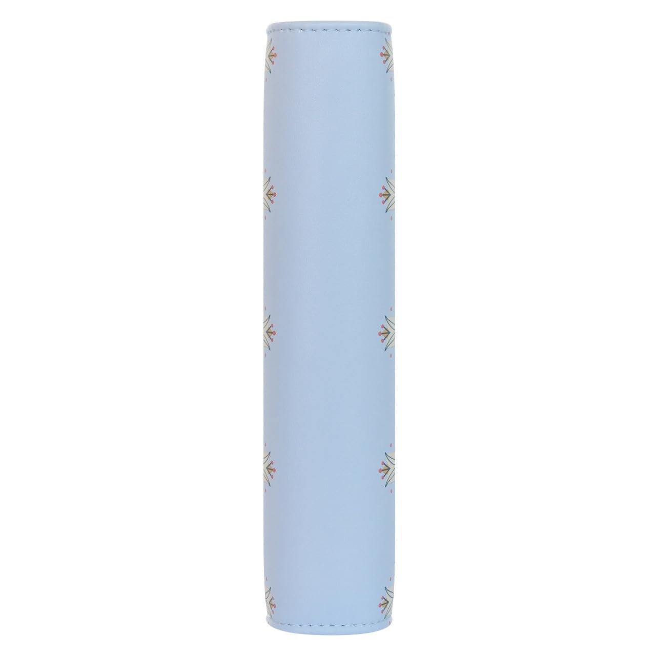 FranklinCovey Compact Cornflower Blue Simulated Leather Zipper Planner - Floral Folklore Design, Daily Organizer for Work, School & Personal Productivity