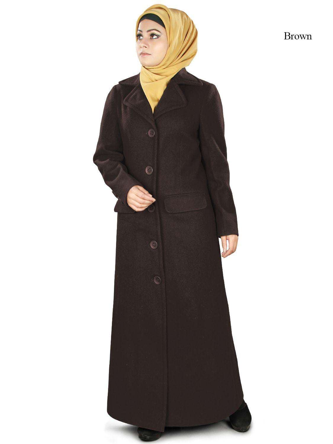Jaseena Women's Long Coat - Elegant Winter Trench Coat with Belt, Warm Wool Blend Outerwear for Office, Dating & Special Occasions