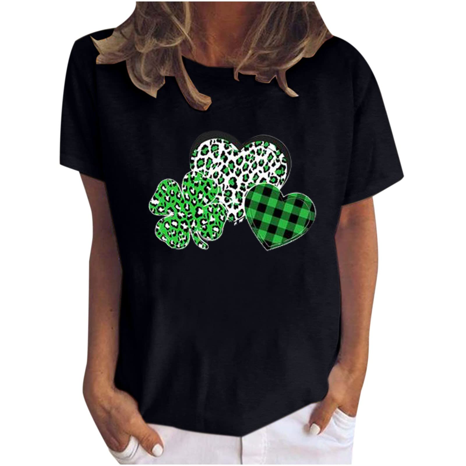 Women's Western Print Casual Loose Fit Round Neck Short Sleeve T-Shirt - Spring & Autumn Athletic Top - Perfect for Country Concerts, Rodeo Events & Everyday Wear