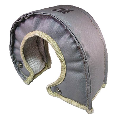 Universal T3/T4 Turbo Blanket - High-Temperature Heat Shield for Performance Cars | Silver PTP Turbo Blanket | Racing, Drifting & Street Use