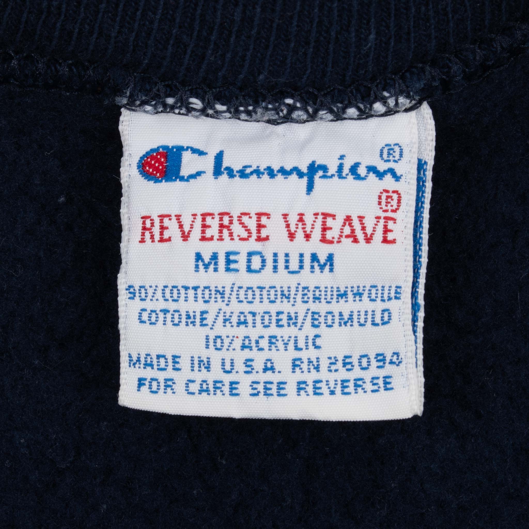 Vintage Champion Reverse Weave Georgetown Hoyas Sweatshirt 1990s Medium Made in USA - Retro College Basketball Fan Gift & Casual Streetwear for Men and Women