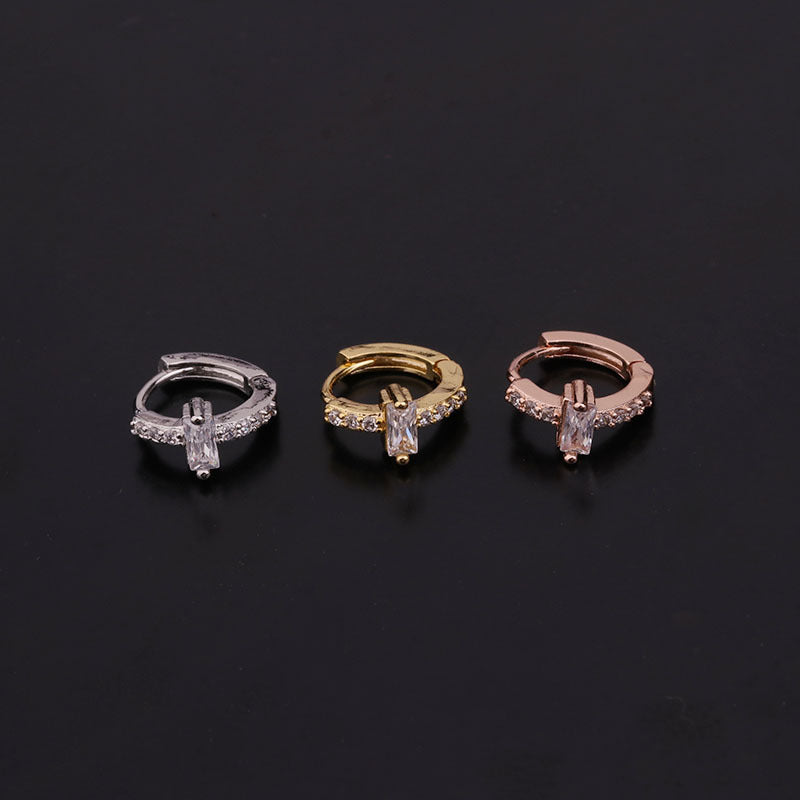 18K Gold Cartilage Small Hoop Earrings for Women - Minimalist Tiny Hoops for Helix, Tragus, Conch Piercing - Dainty Everyday Jewelry for Work, Date Night & Special Occasions
